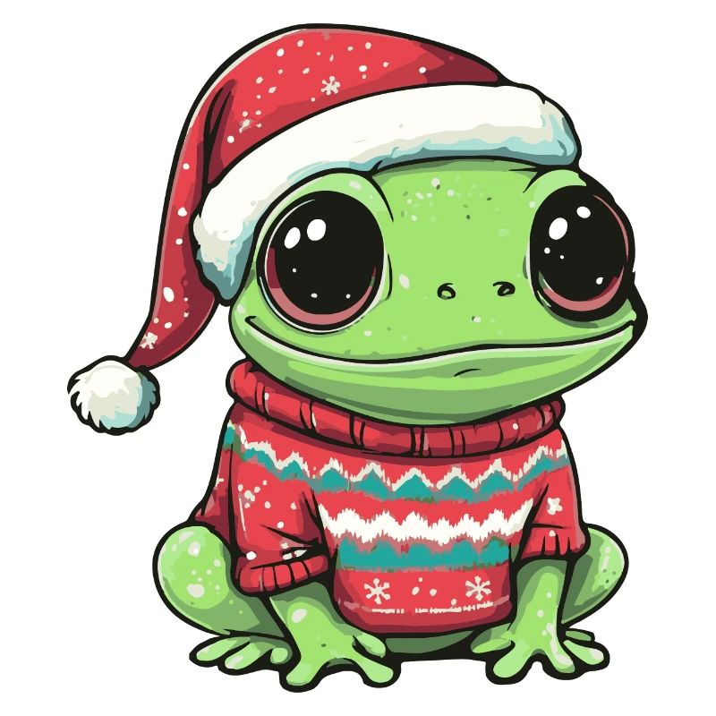 Frog Christmas Comic
