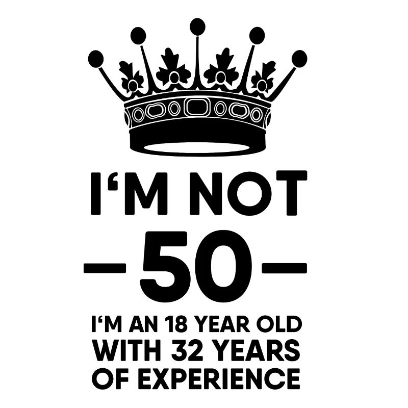 Je ne suis pas 50 mais 18 avec 32 ans d'expérience