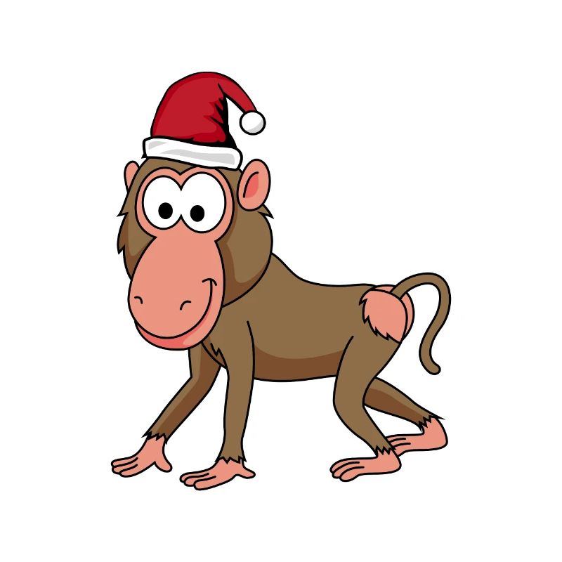 Monkey monkey Christmas