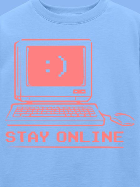 Stay Online Retro Computer
