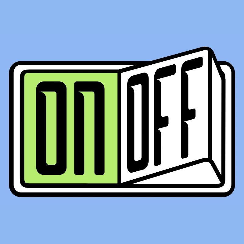 on off schalter taste button einschalten ausschalt