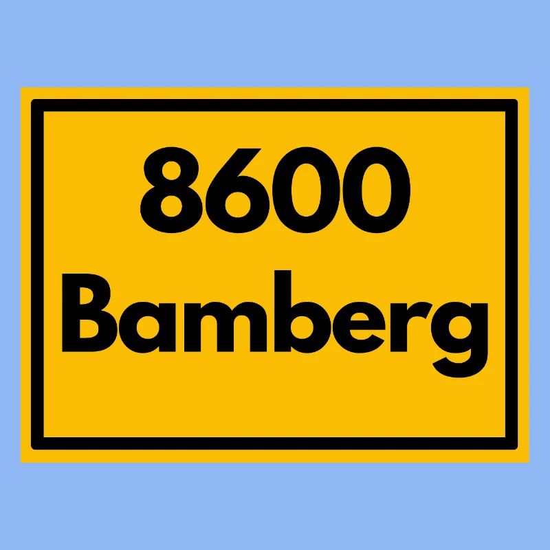 OLD POSTCODE POSTCODE RETRO 8600 BAMBERG FRANKEN