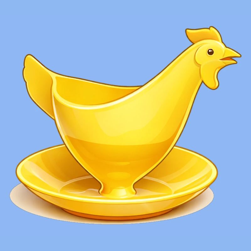 Yellow GDR egg cup, Ostalgie