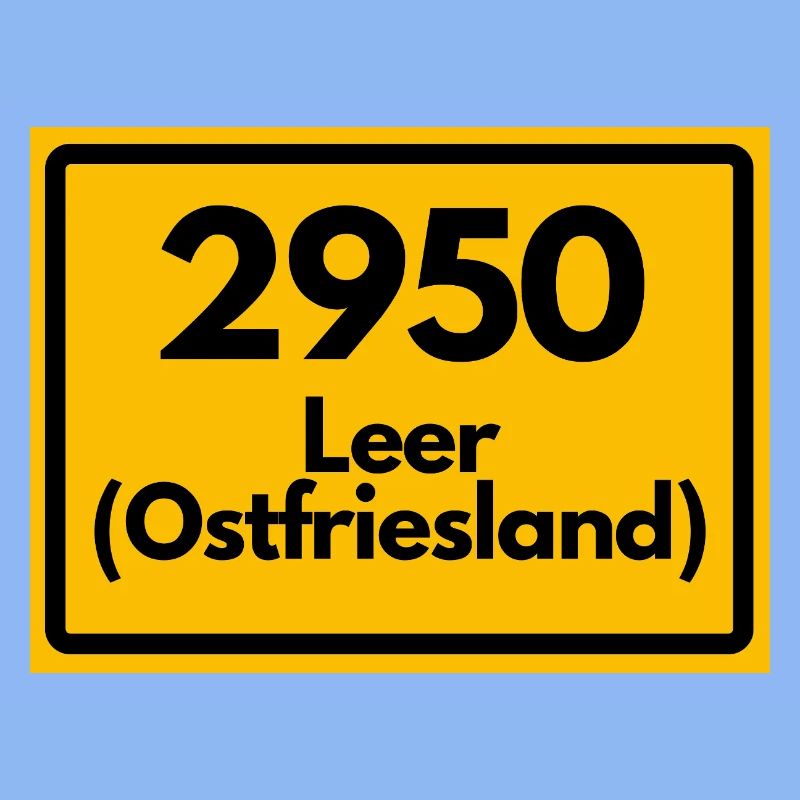 OLD POSTCODE ZIP CODE RETRO 2950 LEER EAST FRISIA