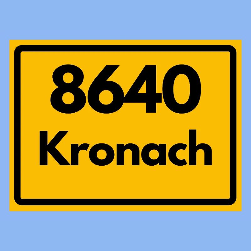 OLD POSTCODE ZIP CODE 8640 KRONACH HEIMATSTOLZ
