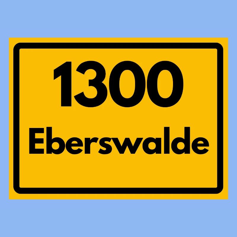 OLD POSTCODE ZIP CODE RETRO 1300 EBERSWALDE HEIMAT