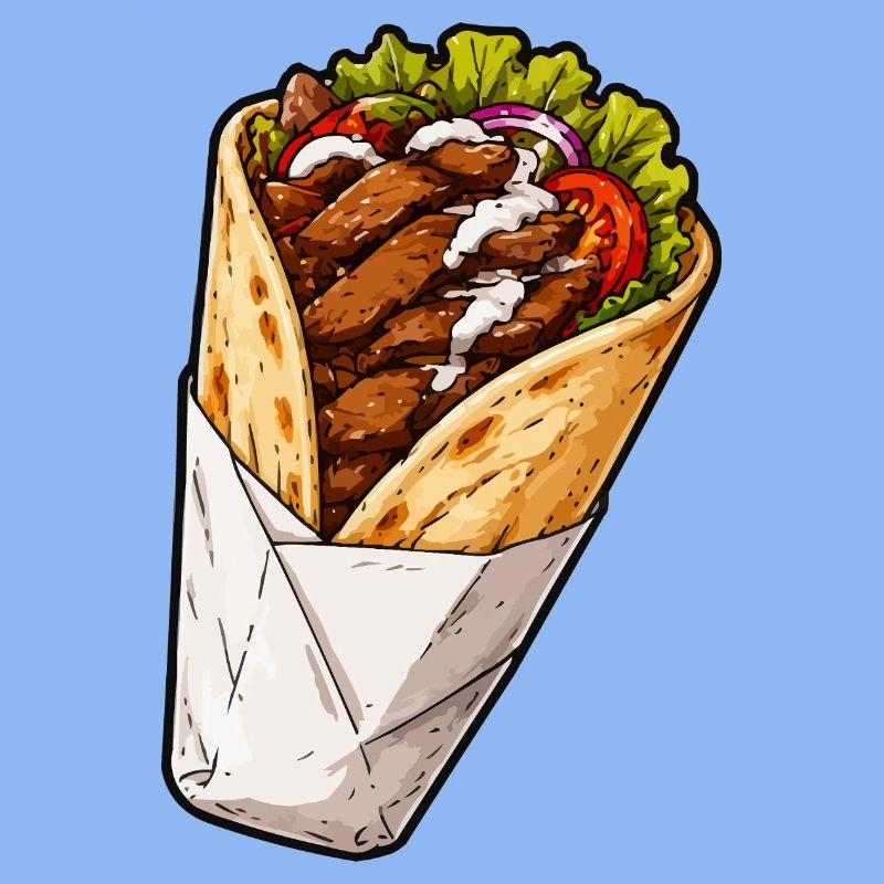 Crispy Chicken Burrito Wrap
