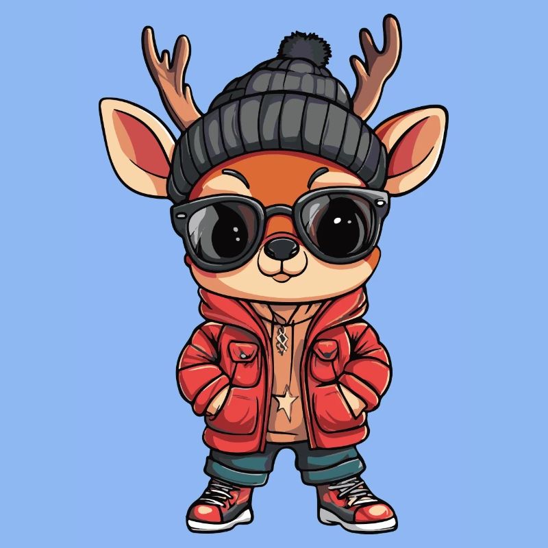 Deer Winter Comic