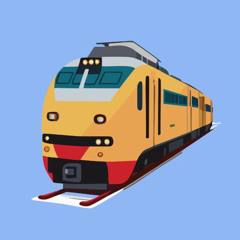 Moderner Passagierzug