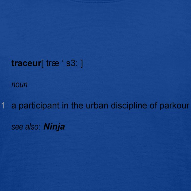 Traceur dictionary see also ninja