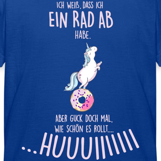 rad ab_einhorn - Kinder T-Shirt