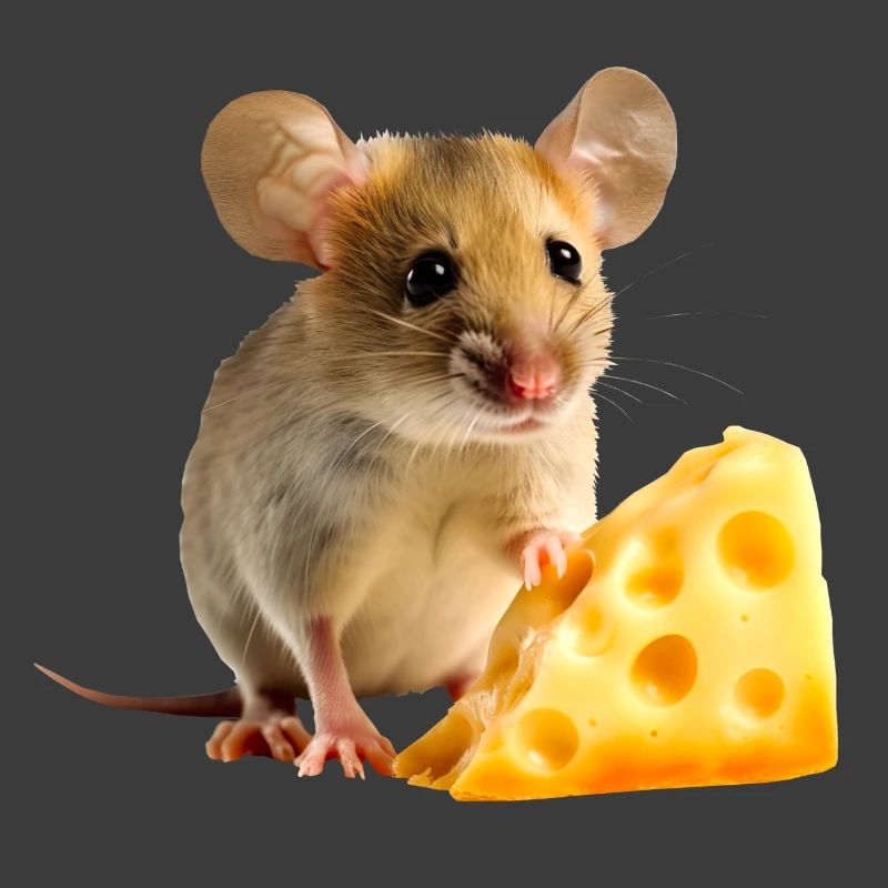 Mouse with cheese