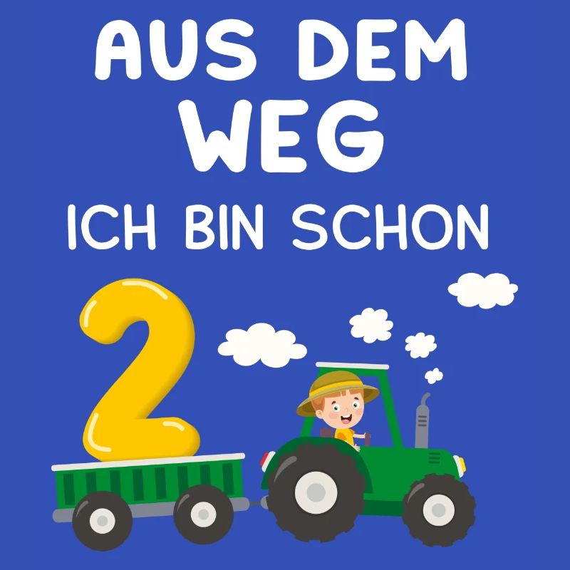 Kinder 2. Geburtstag Junge schon 2 Jahre Traktor