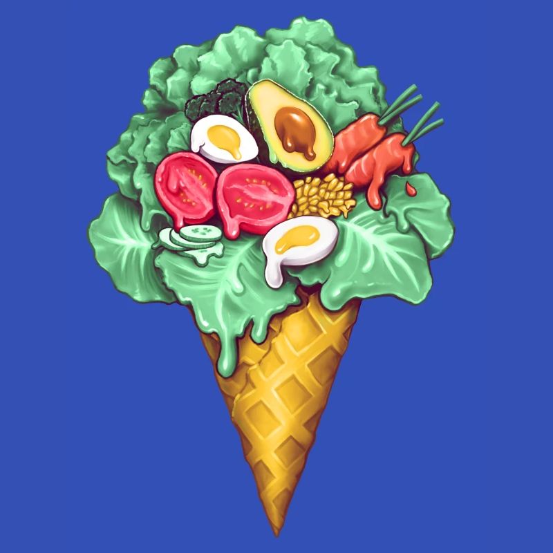 Crème Glacée Salade Composée