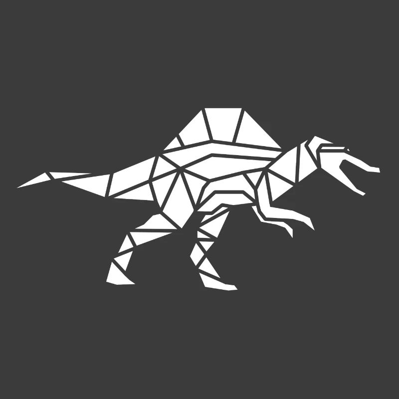 Spinosaurus geometrically polygon surfaces