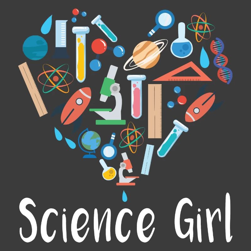 Science Elements in Heart Shape Student Teacher Sc