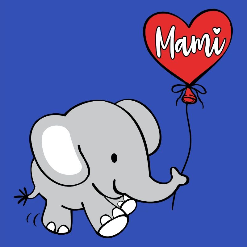 Mami Muttertag niedlicher Elefant Geschenkidee
