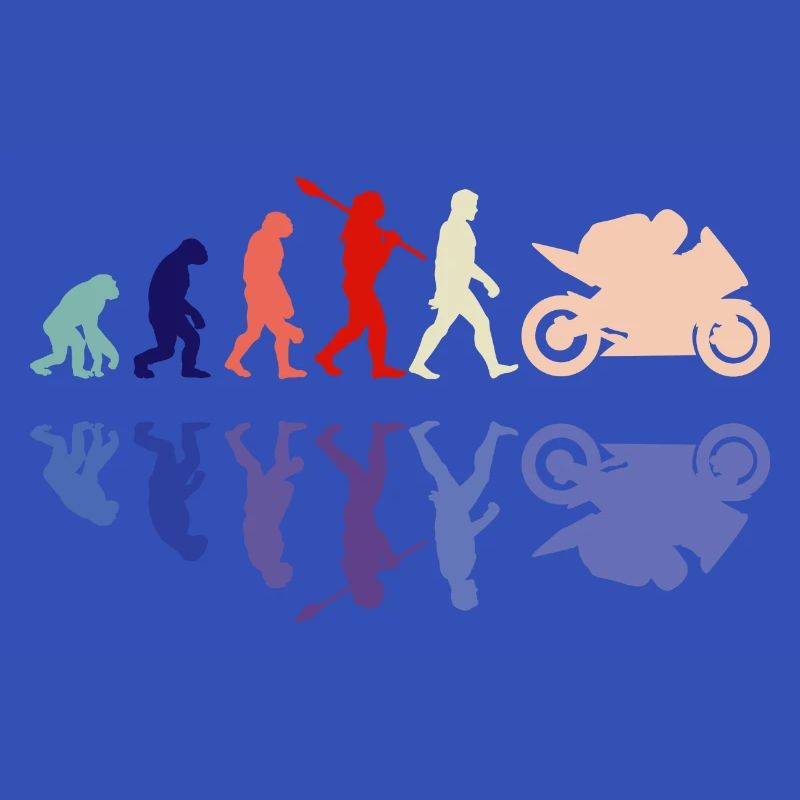 Motorcycle Evolution Vintage Shadow Biker