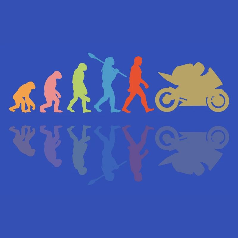 Motorcycle Evolution Vintage Shadow Biker
