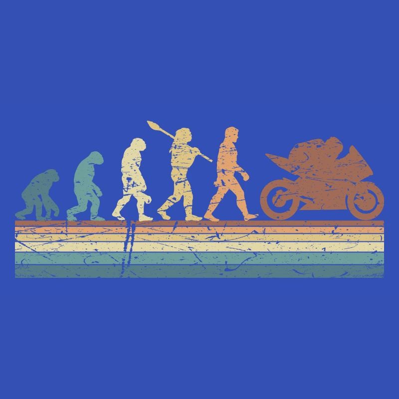 Motorcycle Evolution Vintage Shadow Biker