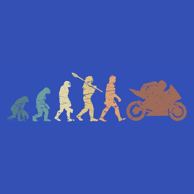 Motorcycle Evolution Vintage Shadow Biker