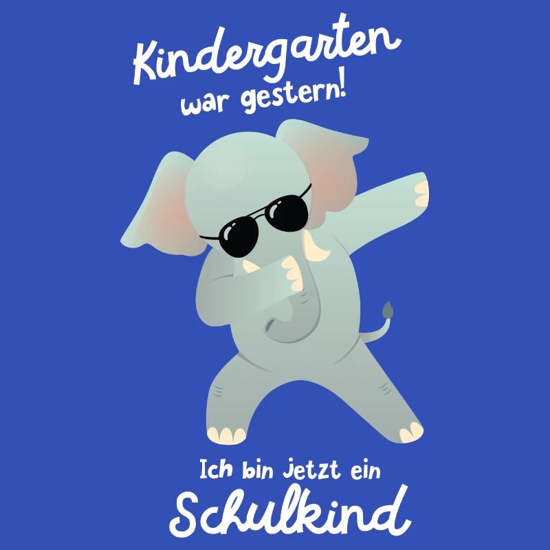 Einschulung - Dabbing Elefant Dab - Schulkind