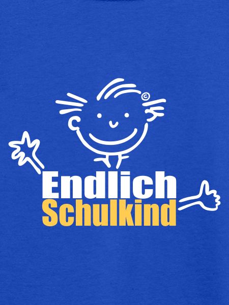 Junge: Endlich Schulkind