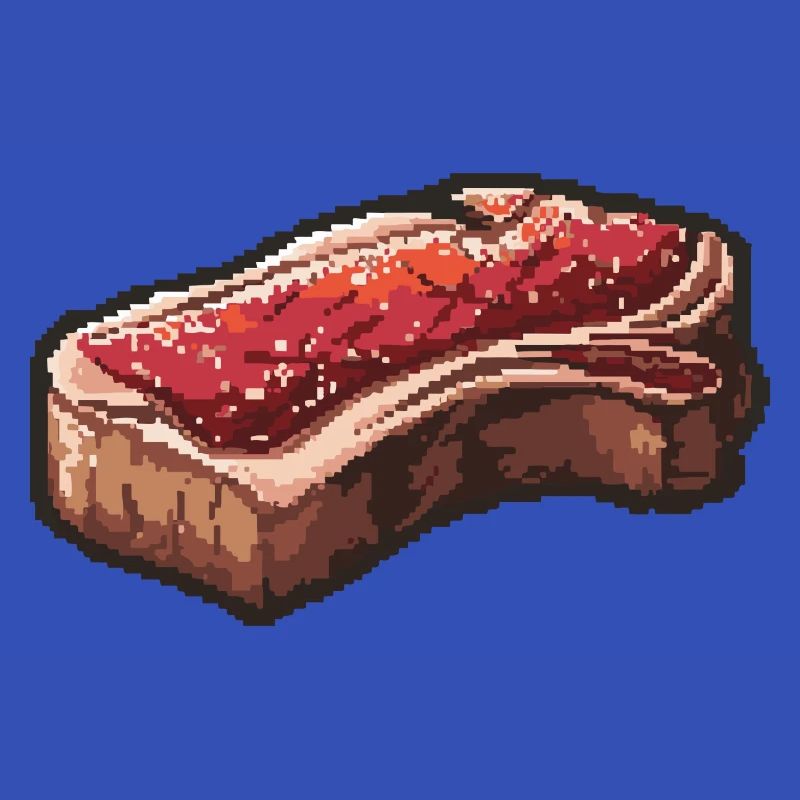 Filet de Steak Pixel Gamer