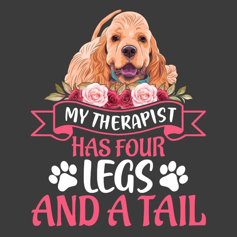 Cocker Spaniel Therapeut Hat Vier Beine Spaß