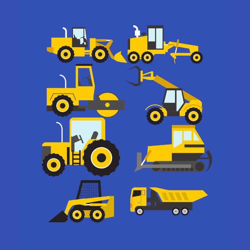 Collection de pelles de construction Funny Constructi