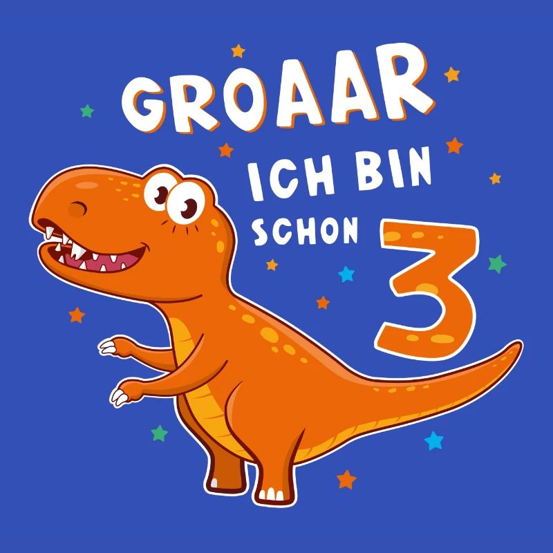 3. Kindergeburtstag Dinosaurier Ich bin 3 Geschenk