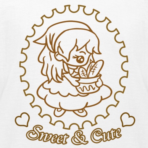 Coloring Sweet and Cute Character No 12 - Kids' T-Shirt