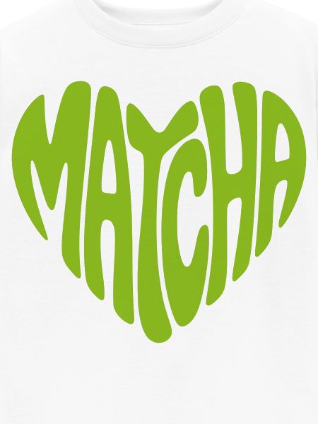Matcha Herz Form