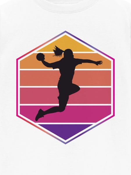 Handball Frau Silhouette