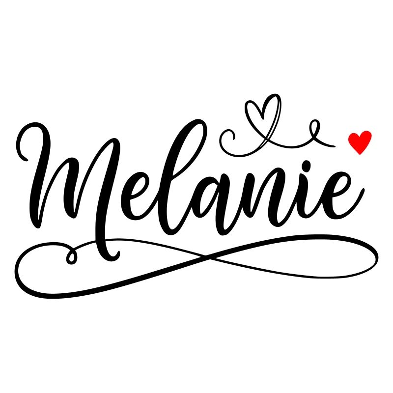 Melanie Achternaam Eerste naam met hart