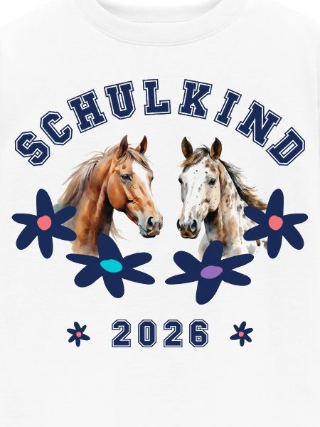 Schulkind 2026 - Pferde Pferd