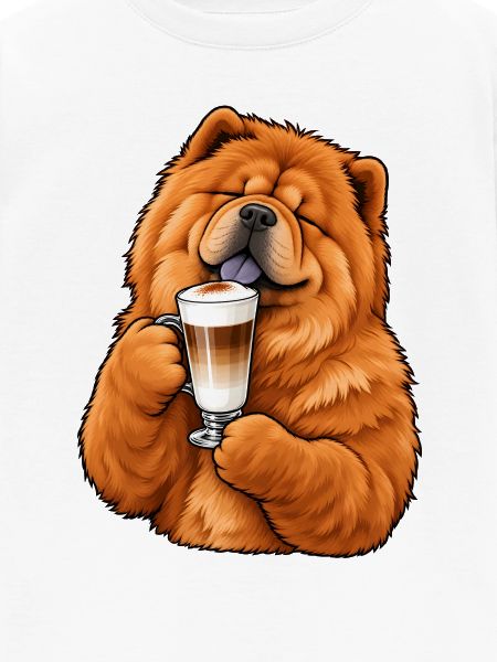 Chow Chow mit Latte Macchiato