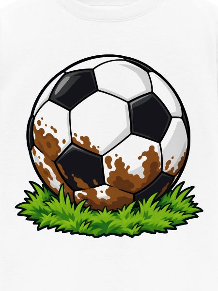 Schlammiger Fußball