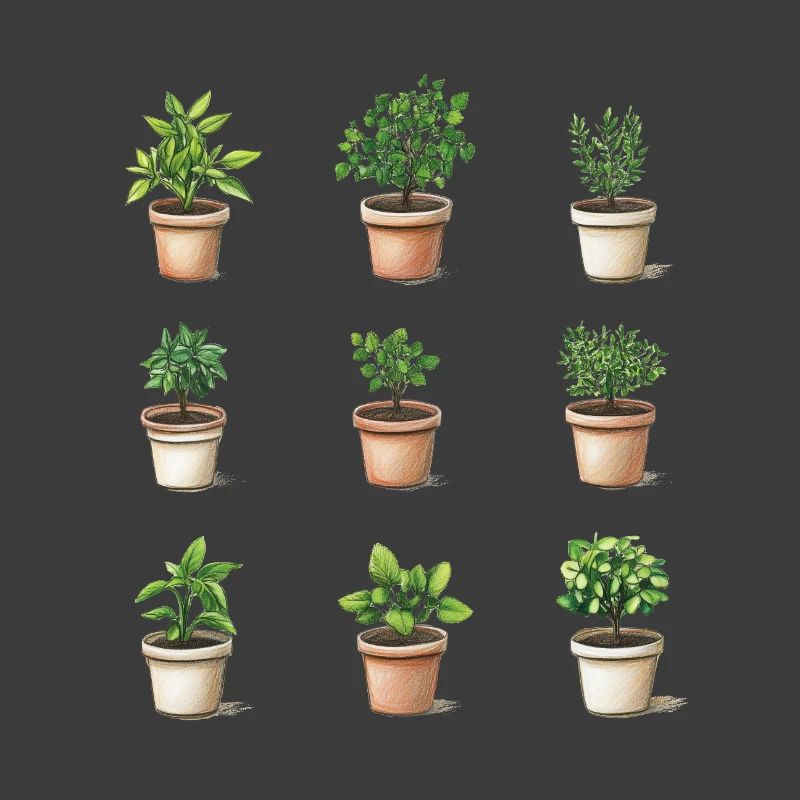 Pots de fleurs