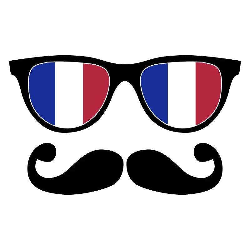 french mustache glasses nerd - like a sir