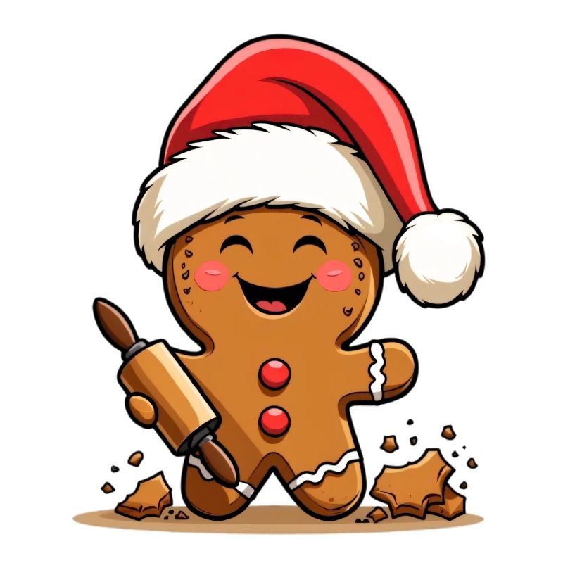 Weihnachts Gingerbread mit Zuckerguss