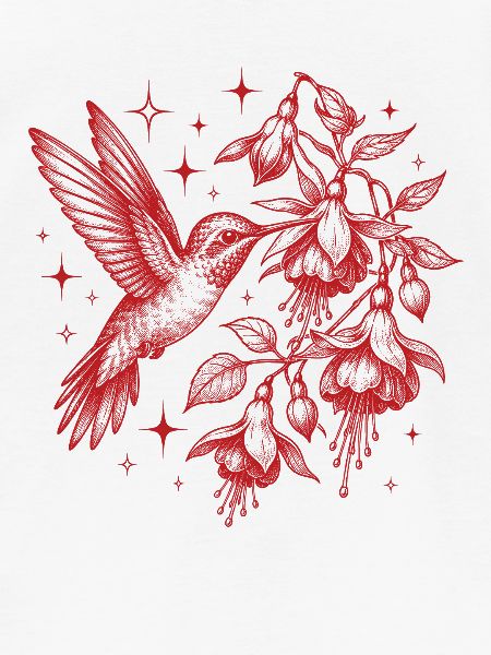 Kolibri-Blumen Vogelbeobachter