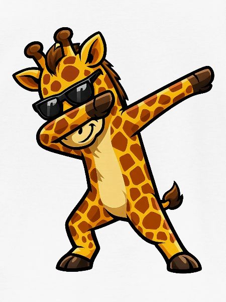 Dabbing Giraffe