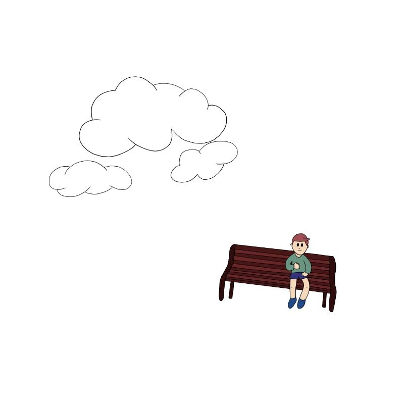 Musing sur un banc
