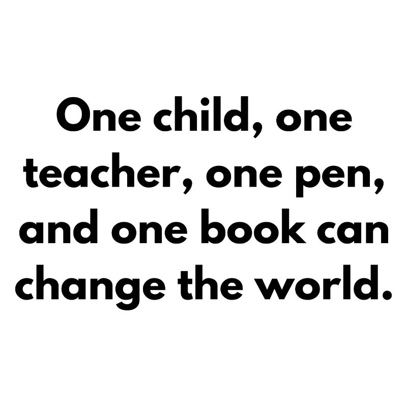 Ein Kind Ein Lehrer, ein Stift und eine Buchdose