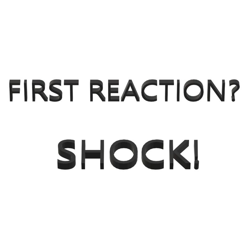 First Reaction Black