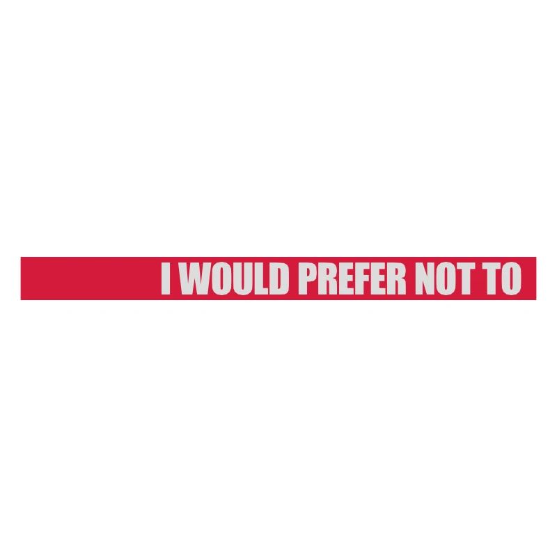I prefer not to