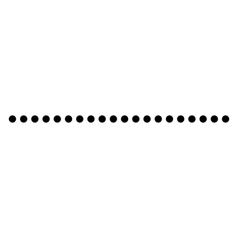 Dotted underscore to design yourself