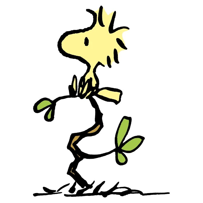 Peanuts Woodstock On Tree