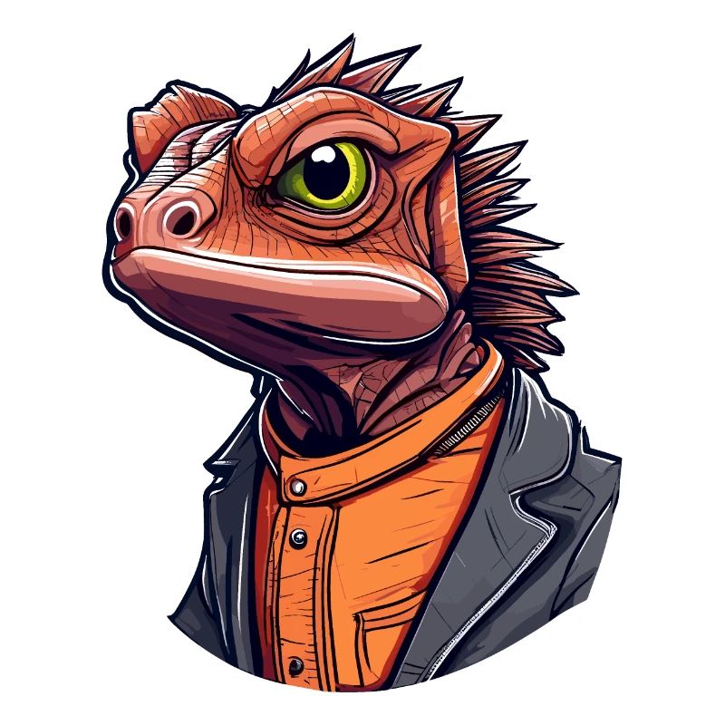 Frilled neck Lizard